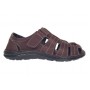 Sandale barbati casual din piele naturala Bordeaux GKR73VIS